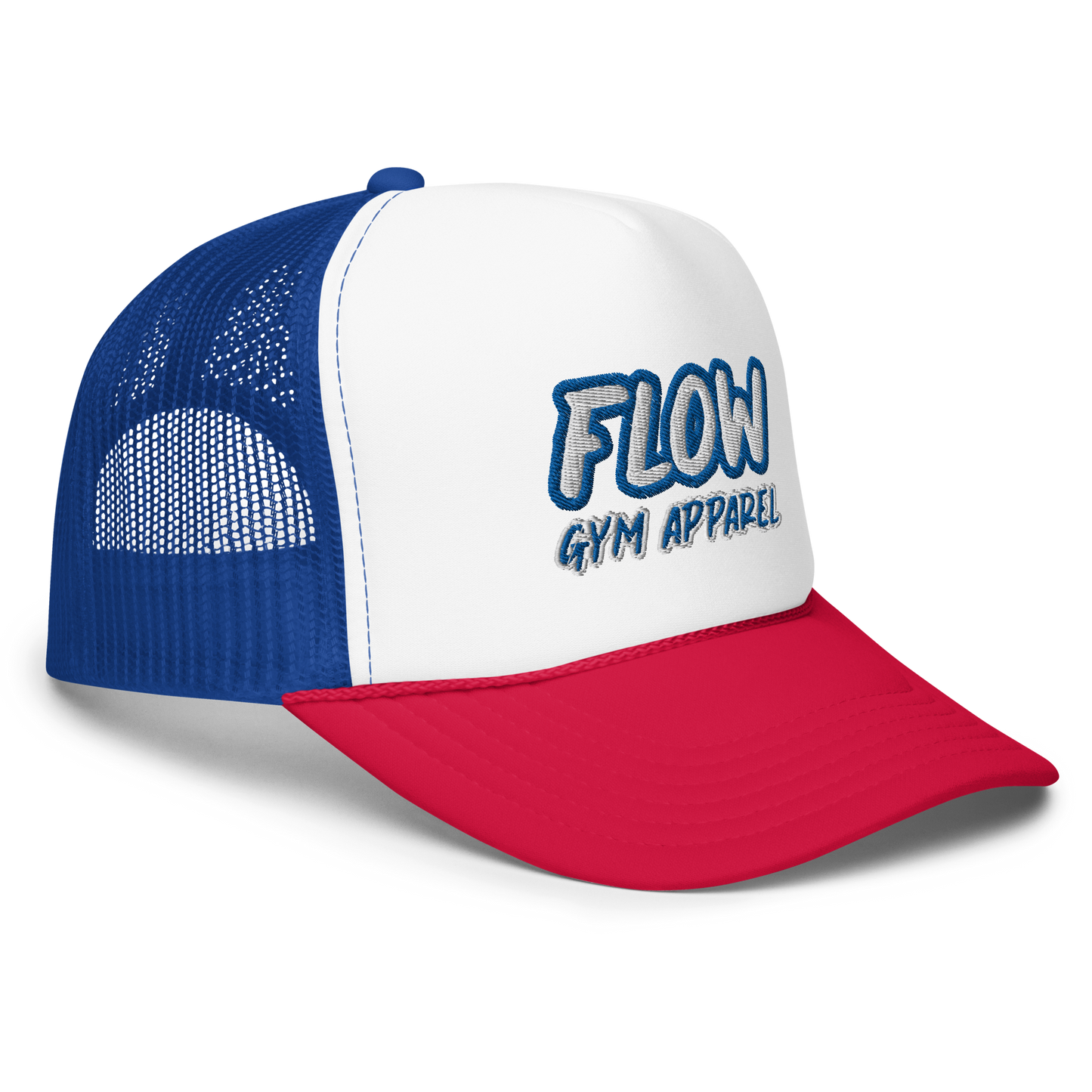FLOW Foam trucker Hat (Embroidered)