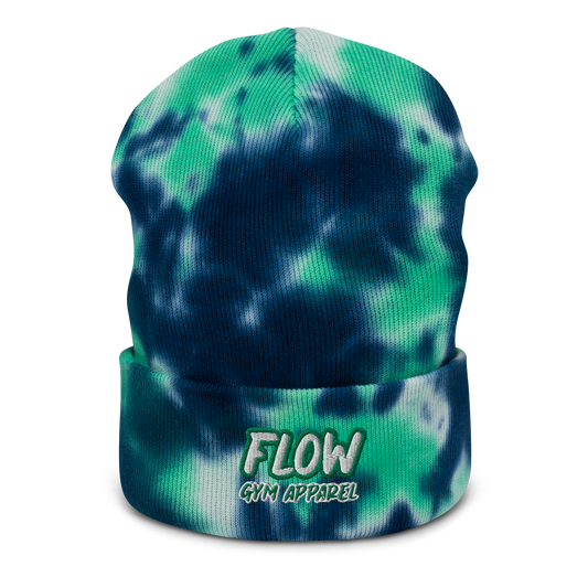 FLOW Blue-Green Beanie (Embroidered)